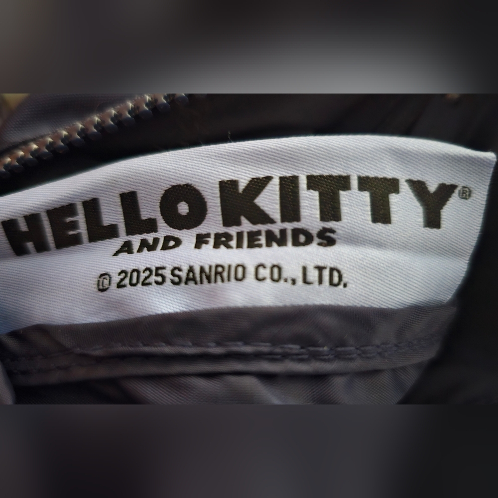 BAGGU X Hello Kitty & Friends UO Exclusive Badtz-Maru Medium Nylon Crescent Bag - Picture 4 of 5